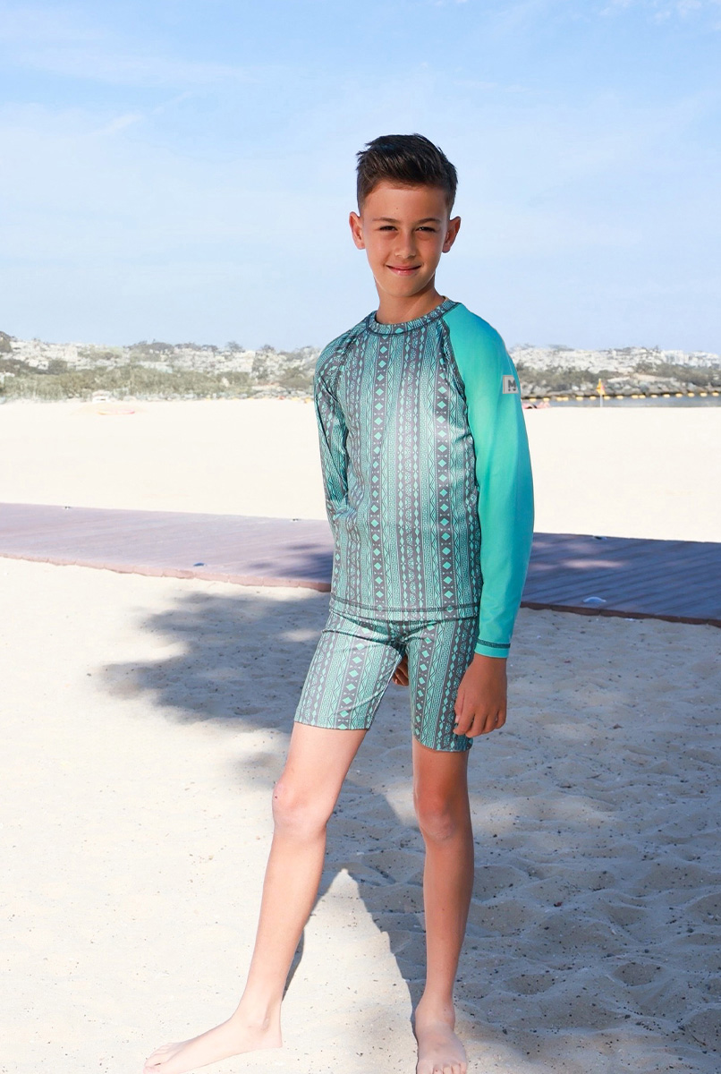 Boys Swimwear, Boys Costume, Boys Swimming Costume, Buy Boys Swimwear, Buy Boys Swimming Costume, grey swimming costume, green swimming costume