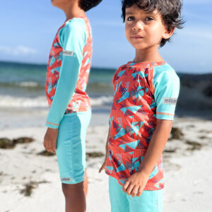 Boys swimwear, Boys Swimwear, Boys Costume, Boys Swimming Costume, Buy Boys Swimwear, Buy Boys Swimming Costume, Green swimwear, green swimming costume, orange swimming costume, printed swimming costume
